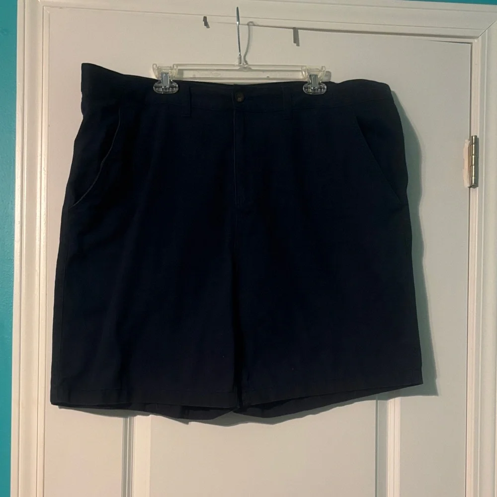 Classic Navy Men's Flat Front Shorts